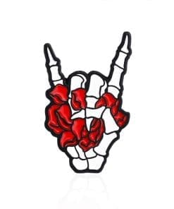 Punk Rose 'Rock Bone' Enamel Pin