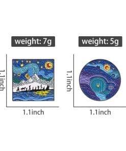Lord of the Rings 'Fellowship of the Ring Starry Night' Enamel Pin - Image 5