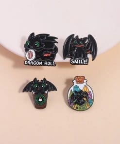 Alternative view of How to Train Your Dragon ‘Toothless | Dragon Coffee’ Enamel Pin