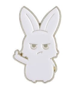 Easter Bunny 'Bad Mood' Enamel Pin