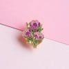 Botanical Bloom 'Crocus' Enamel Pin