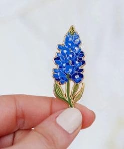 Botanical Bloom 'Bluebonnet' Enamel Pin