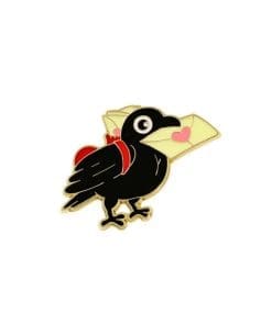 Black Crow 'Messenger' Enamel Pin