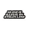 No One Is Illegal On Stolen Land Enamel Pin