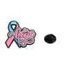 Pink and Blue Ribbon Awareness 'Male Breast Cancer Hope' Enamel Pin
