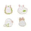 White Rabbit 'Set of 4 Easter Bunny' Enamel Pin