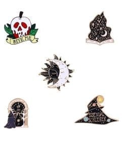 Black Magic 'Set of 5 Witchcraft' Enamel Pin