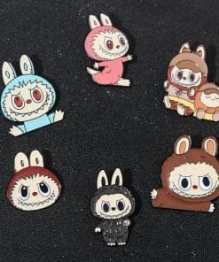 Alternative view of The Monsters 'Labubu | Chestnut Cocoa Head' Enamel Pin