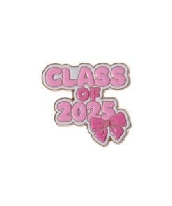 Pink Bow 'Class of 2025' Enamel Pin