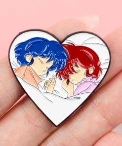 Alternative view of Ranma 1/2 'Sleeping Ranma and Akane' Enamel Pin