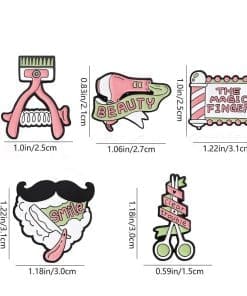 Hair Grooming 'Hair Clipper' Enamel Pin - Image 4