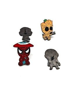 Avengers Chibi 'Groot' Enamel Pin - Image 4