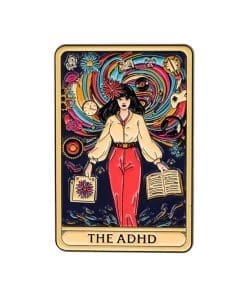 Tarot Card 'The ADHD' Enamel Pin