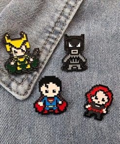 Alternative view of Pixel Chibi 'Loki' Enamel Pin
