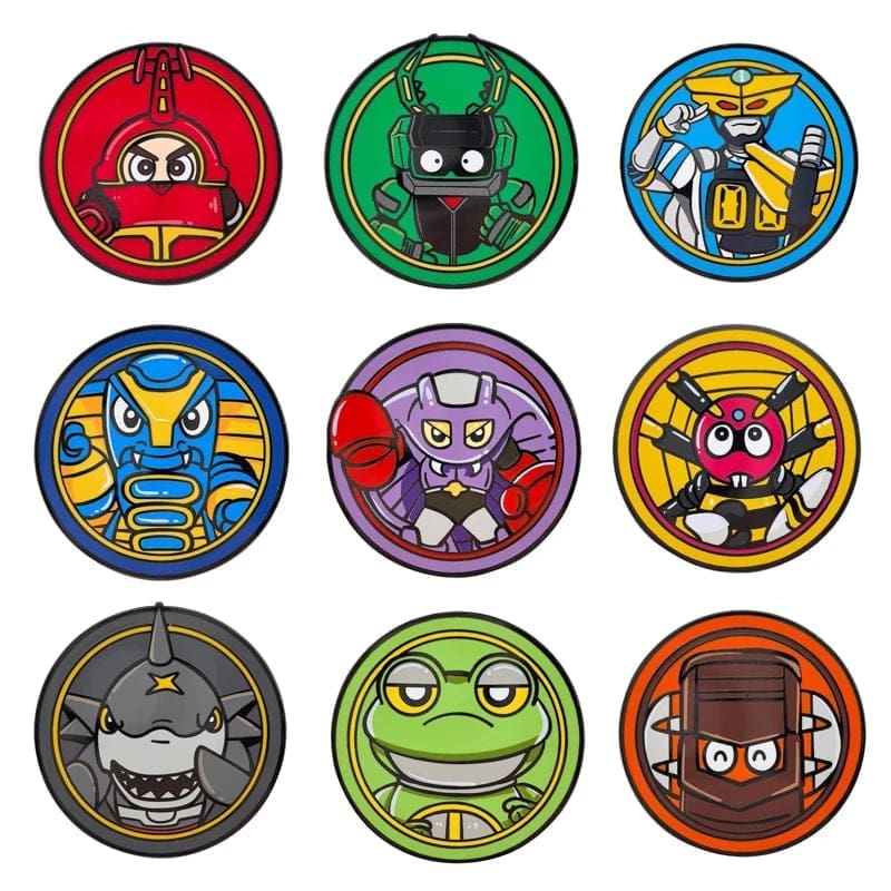 B-Robo Kabutack 'Spidon | Round Portrait' Enamel Pin - Image 3