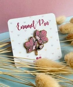 Botanical Bloom 'Pink Sakura' Enamel Pin