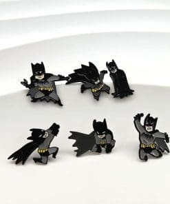 Alternative view of Batman 'Kung Fu Technique' Enamel Pin