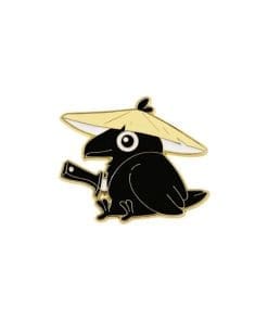 Black Crow 'Warrior' Enamel Pin