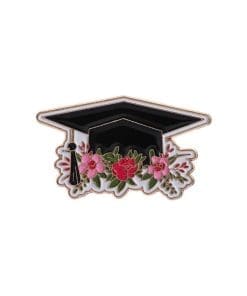 Graduate 'Bachelor's Hat Bouquet' Enamel Pin