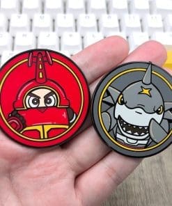 Alternative view of B-Robo Kabutack 'Sharkler | Round Portrait' Enamel Pin