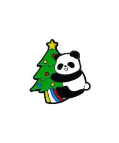 Baby Panda 'Christmas Tree' Enamel Pin