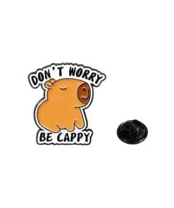 Calm Capybara 'Be Cappy' Enamel Pin
