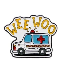 Ambulance 'Wee Woo' Enamel Pin