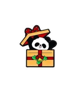 Baby Panda 'Gift Box' Enamel Pin