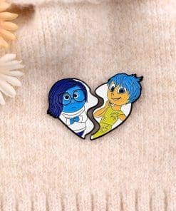 Alternative view of Inside Out 'Broken Heart | Sadness and Joy' Enamel Pin