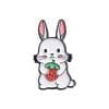 Easter Bunny 'Big Strawberry' Enamel Pin