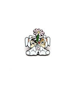 Chip and Dale 'Easter White Bunny' Enamel Pin