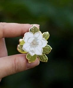 Botanical Bloom 'Magnolia' Enamel Pin