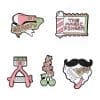 Beauty Salon 'Set of 5 Hairdressing' Enamel Pin
