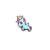 Chibi Unicorn 'Princess' Enamel Pin