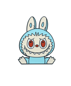 The Monsters 'Labubu | Sea Salt Coconut Head' Enamel Pin