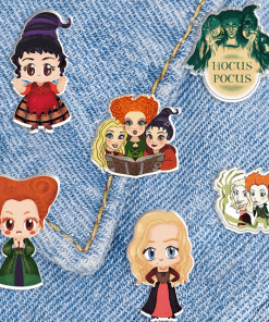 Alternative view of Acrylic Pin 'Hocus Pocus | Witch Sisters'