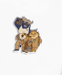 Acrylic  Pin 'Zootopia | Chief Bogo and Officer Clawhauser'