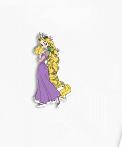 Acrylic Pin 'Tangled | Princess Rapunzel Braided Hair'