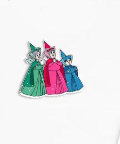Acrylic Pin 'Sleeping Beauty | the Good Fairies'