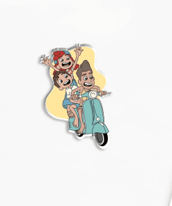 Acrylic Pin 'Luca | Motorcycle Adventure'