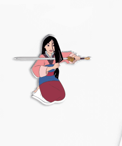 Acrylic Pin 'Mulan | Cutting Hair'