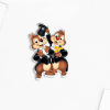 Acrylic Pin 'Chip and Dale | Greetings in Tuxedo'