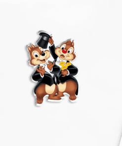 Acrylic Pin 'Chip and Dale | Greetings in Tuxedo'