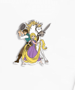 Acrylic Pin 'Tangled | Rapunzel x Flynn x Maximus'