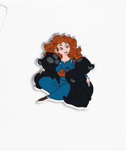 Acrylic Pin ‘Brave | Merida and Triplets'