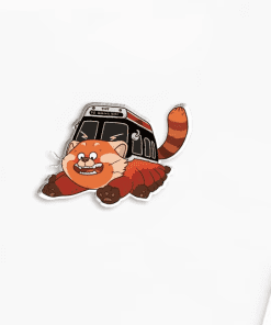 Acrylic Pin 'Turning Red | Mei Lee Panda Bus'
