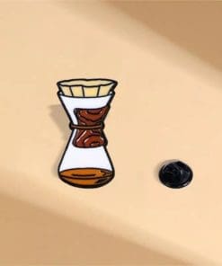 Coffee 'Hot Dripped' Enamel Pin