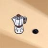 Coffee 'Fresh Brewed' Enamel Pin