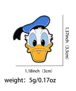 Mickey Mouse and Friends ‘Donald Duck Face Card’ Enamel Pin - Image 3