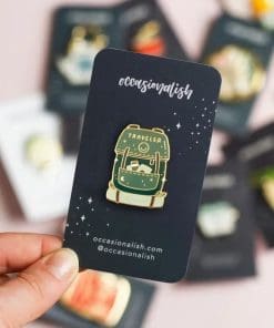 Camping Backpack 'Traveler' Enamel Pin - Image 3